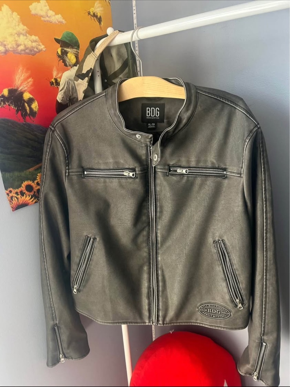 Leather jacket for women from URBAN OUTFITTERS BDG